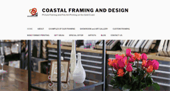 Desktop Screenshot of coastalframinganddesign.com
